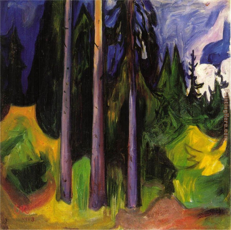 Edvard Munch Forest
